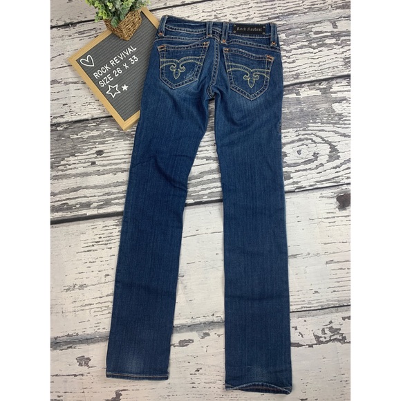 Rock Revival ‘Amy’ Straight Fit Jeans - 26 x 33 - Picture 2 of 13